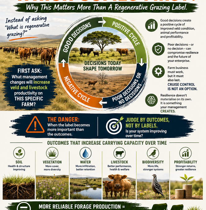 Carrying Capacity, Stocking Rate Or Stock Density: Which Comes First? Why This Matters More Than A Regenerative Grazing Label.
